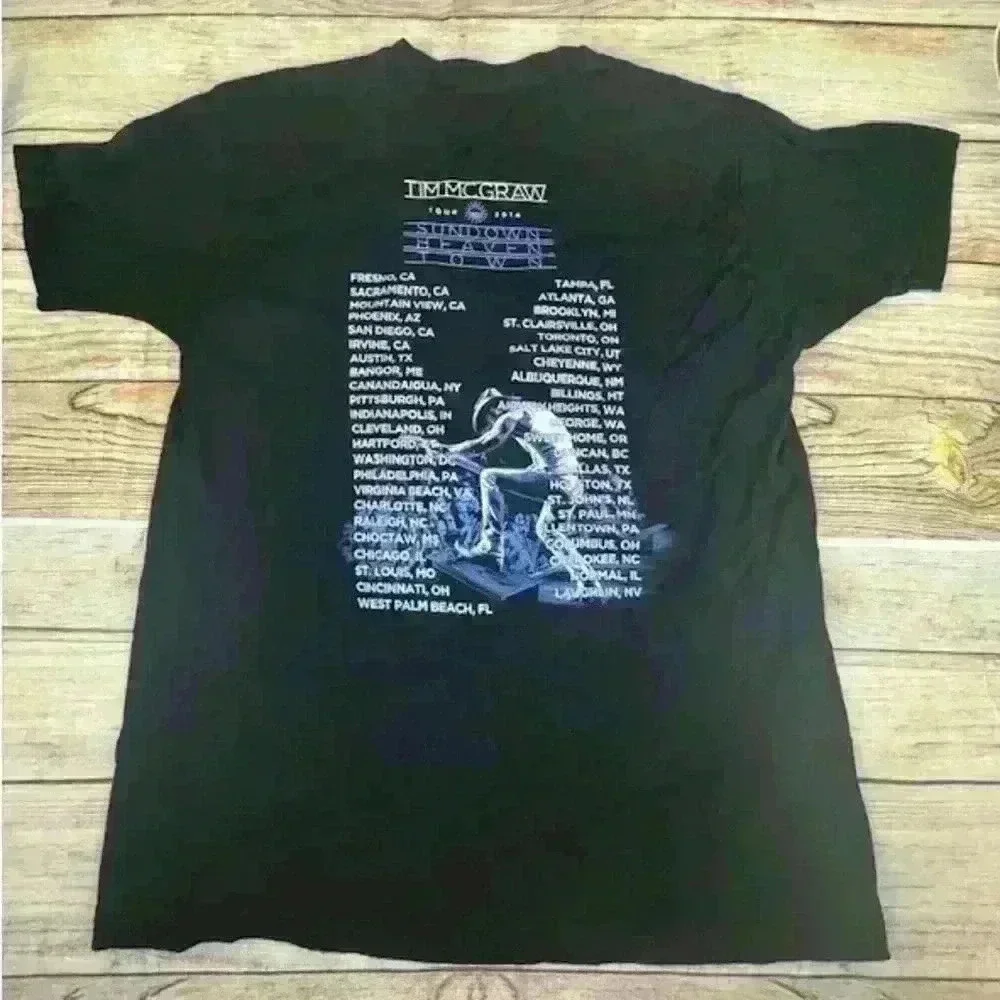 Tim McGraw 2014 Tour Tshirt size XL - Picture 7 of 7